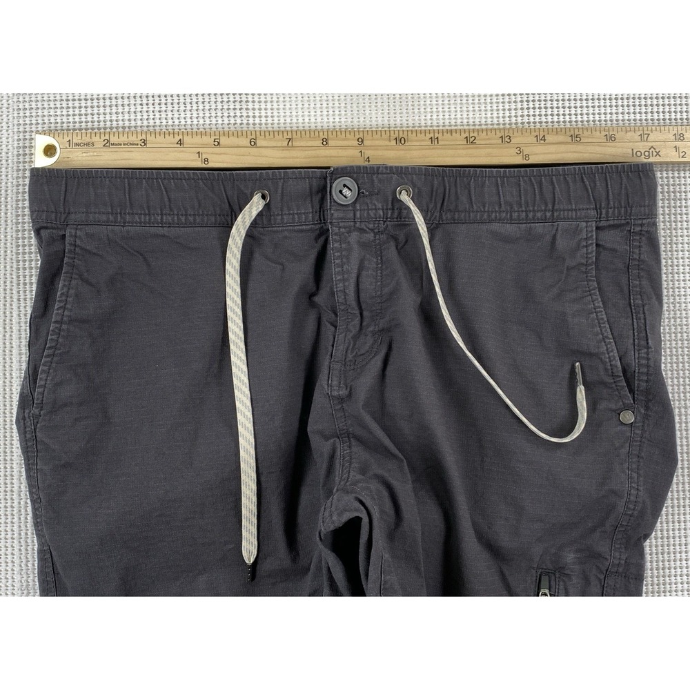 Vuori Ripstop Pants Women's Large Dark Gray Outdoors Hiking Zipper Pocket - Picture 5 of 9